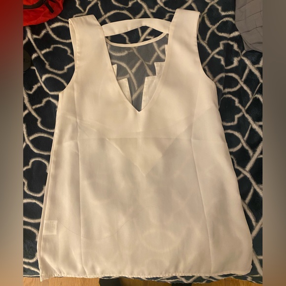TOBI front to back Lightning tank, size: XS, color: white - Picture 3 of 4